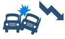 truck-accident-decline icon
