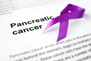 pancreatic cancer with ribbon