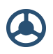 steering wheel icon