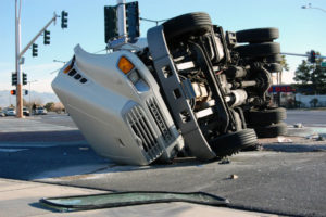 truck rollover accident