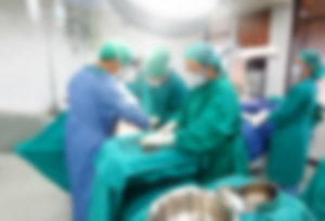 doctors performing a cesarean