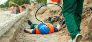 construction worker fall and injured