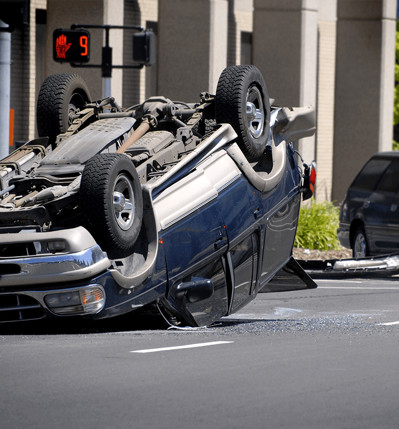 Photograph of car accident